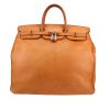 Bolsa de viaje Hermès  Haut à Courroies en cuero natural - 360 thumbnail