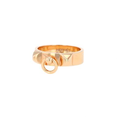 Anello Hermès Collier de chien in oro rosa