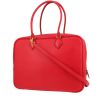 Bolso de mano Hermès  Plume en cuero swift rojo - 00pp thumbnail