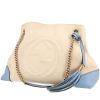 Bolso Cabás Gucci  Soho en lona beige y cuero azul - 00pp thumbnail