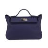 Hermès  24/24 shoulder bag  in Bleu Encre togo leather - 360 thumbnail