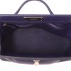 Hermès  24/24 shoulder bag  in Bleu Encre togo leather - Detail D3 thumbnail