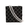 Chanel   handbag  in black jersey - 360 thumbnail