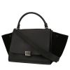 Bolso de mano Celine  Trapeze en cuero negro y ante negro - 00pp thumbnail