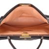 Fendi  Peekaboo large model  handbag  in black leather - Detail D4 thumbnail