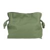 Bolso bandolera Loewe  Flamenco Knot  en cuero verde - 360 thumbnail