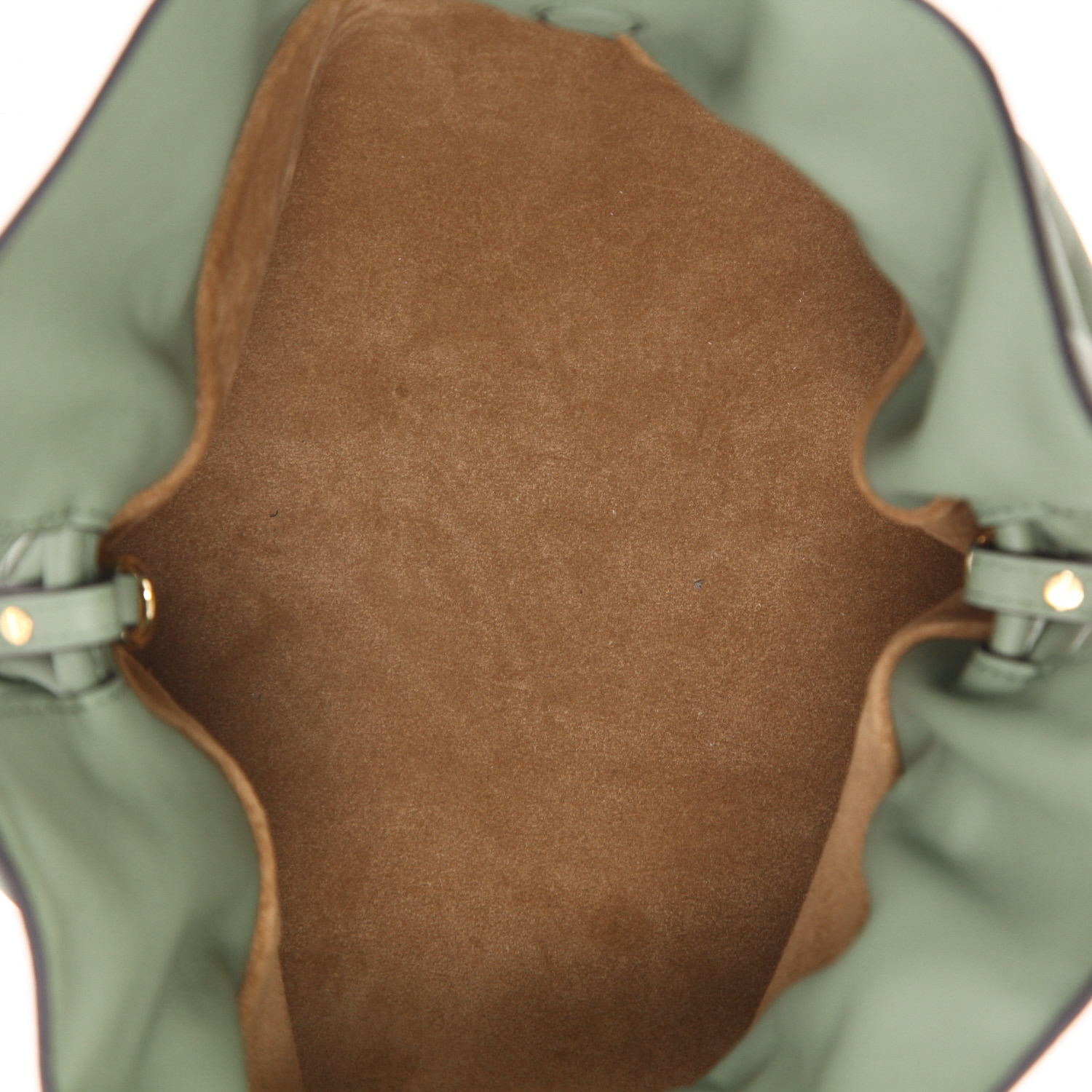 Bolso bandolera Loewe  Flamenco Knot  en cuero verde - Detail D3