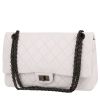 Chanel 2.55 handbag  in white quilted leather - 00pp thumbnail