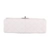 Chanel 2.55 handbag  in white quilted leather - Detail D1 thumbnail