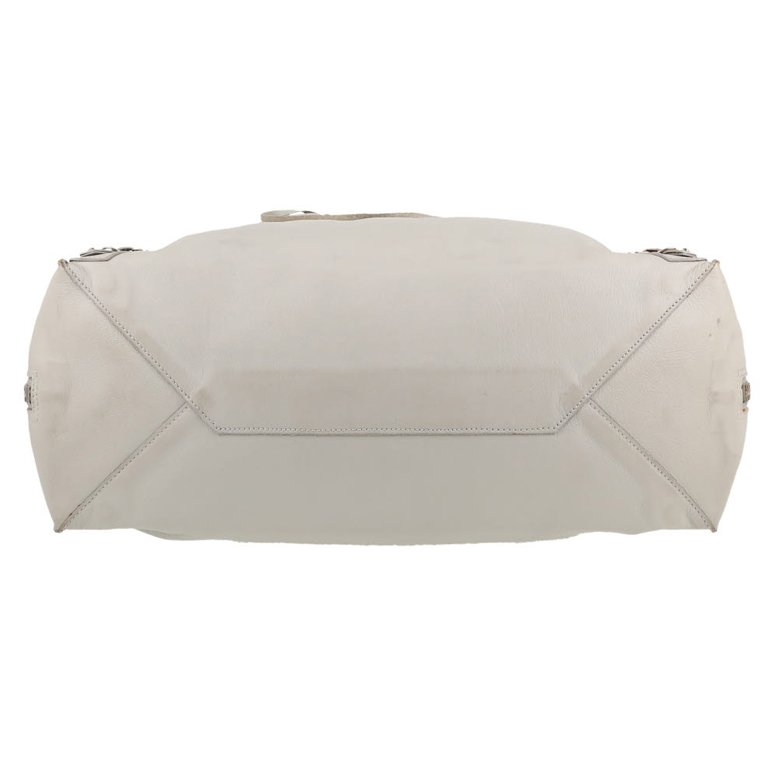 Shopping bag Balenciaga  Papier A3 in pelle grigia - Detail D1