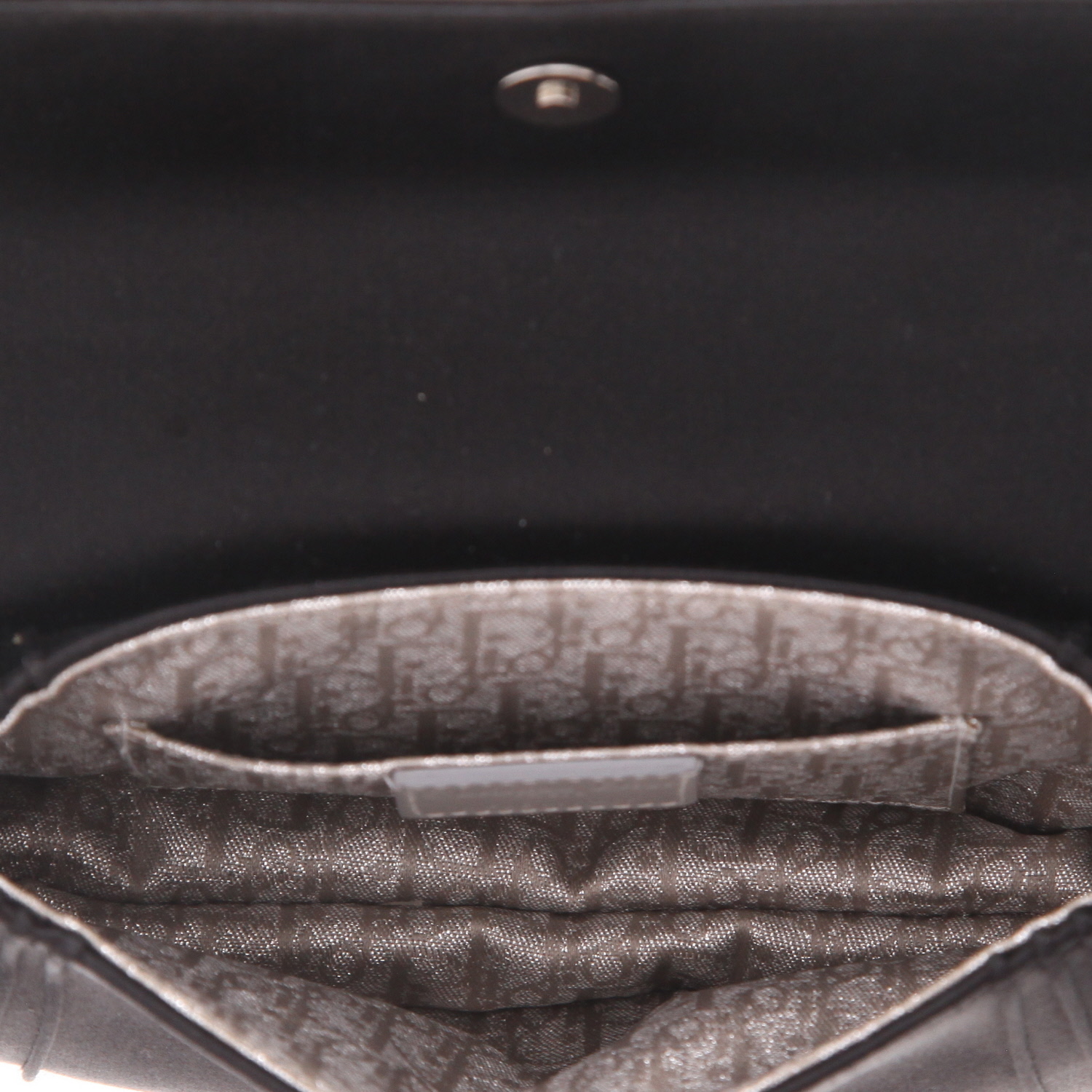 Borsa Dior  Vintage in raso nero - Detail D3
