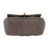 Chanel  Mini Carré handbag  in grey quilted leather - Detail D1 thumbnail