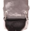 Chanel  Mini Carré handbag  in grey quilted leather - Detail D3 thumbnail