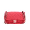 Sac à main Chanel  Timeless en cuir grainé matelassé rose - 360 thumbnail