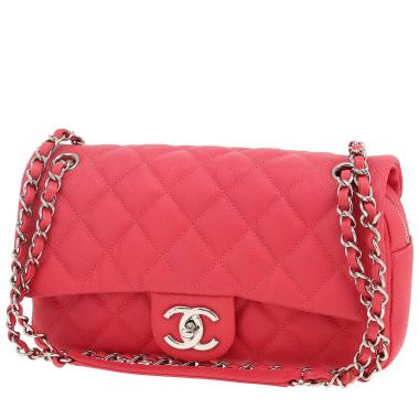 Sac à main Chanel  Timeless en cuir grainé matelassé rose