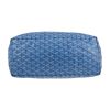 Sac cabas Goyard  Saint-Louis en toile Goyardine bleue et cuir bleu - Detail D1 thumbnail