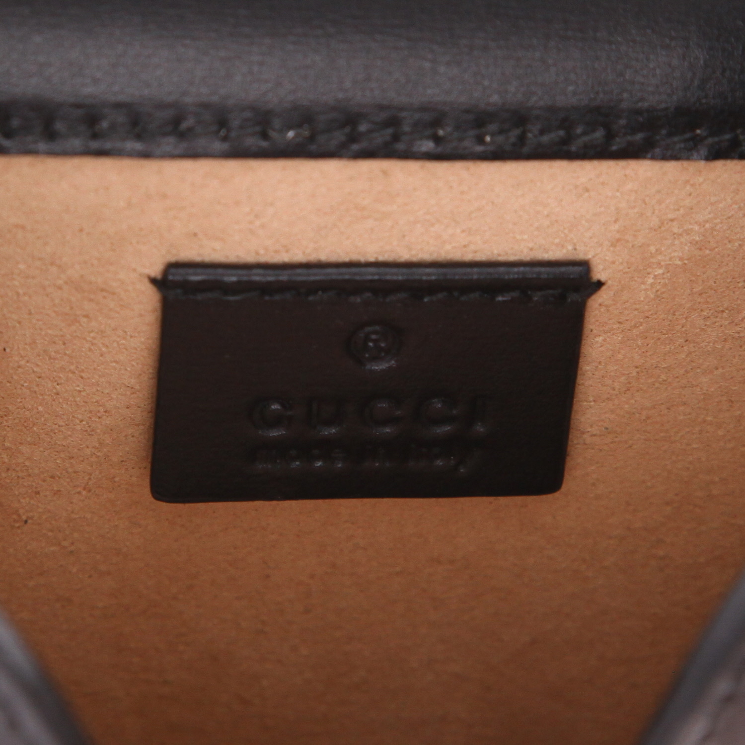 Bolso bandolera Gucci  1955 Horsebit en cuero negro - Detail D2