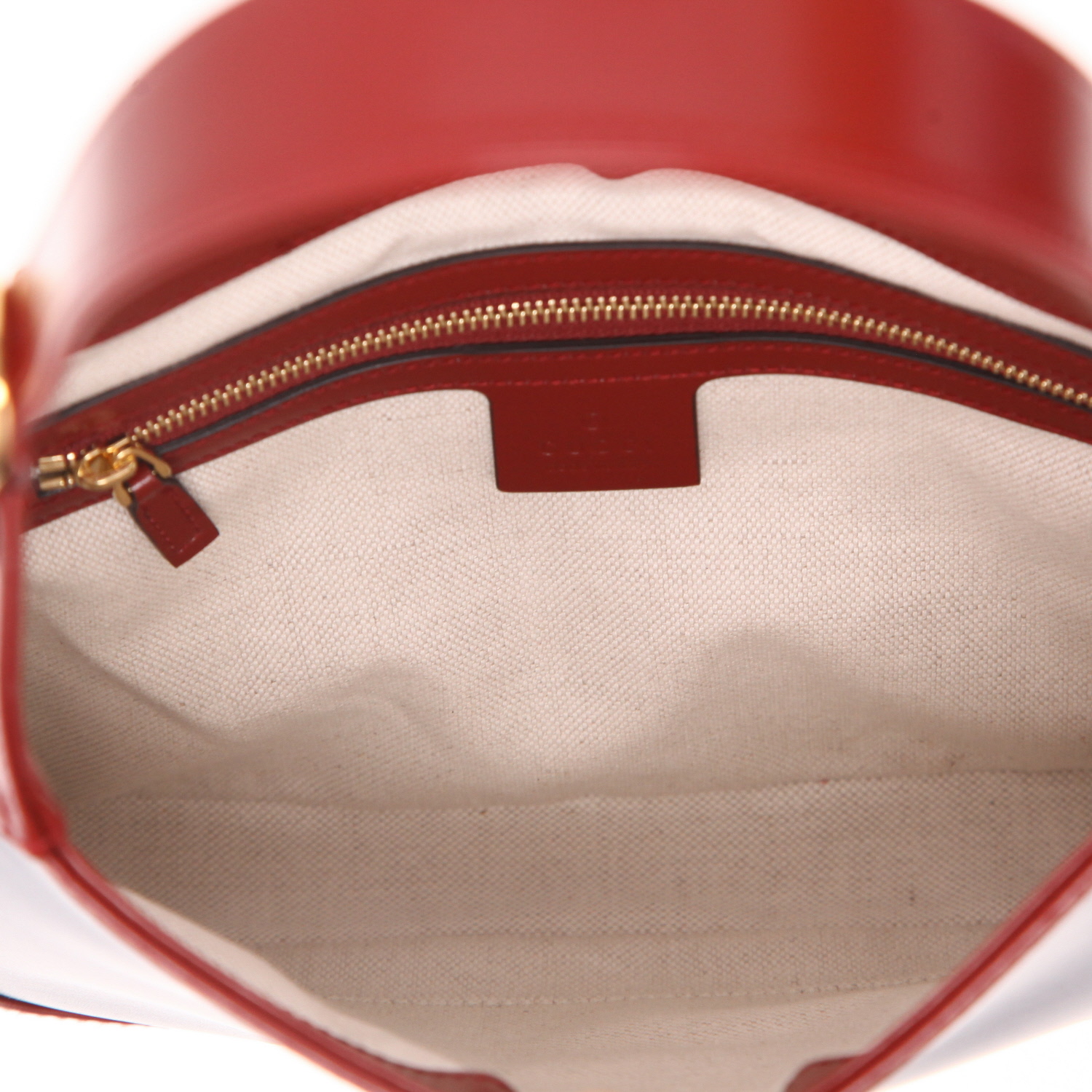 Borsa Gucci  Jackie in pelle bordeaux e blu - Detail D3