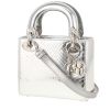 Borsa Dior  Mini Lady Dior in pitone argentato - 00pp thumbnail