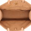Shopping bag Louis Vuitton  Onthego modello medio  in pelle monogram con stampa bicolore beige e rosa - Detail D3 thumbnail