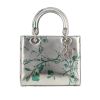 Borsa Dior  Lady Dior in pelle argentata - 360 thumbnail