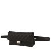 Chanel   clutch-belt  in black grained leather - 00pp thumbnail