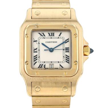 Orologio Cartier Santos Galbée in oro giallo Ref: Cartier - 1568  Circa 2010