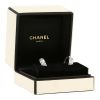 Chanel Matelassé hoop earrings in white gold and diamonds - Detail D2 thumbnail