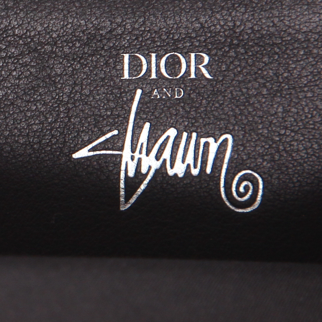 Bolso bandolera Dior   en lona negra - Detail D2