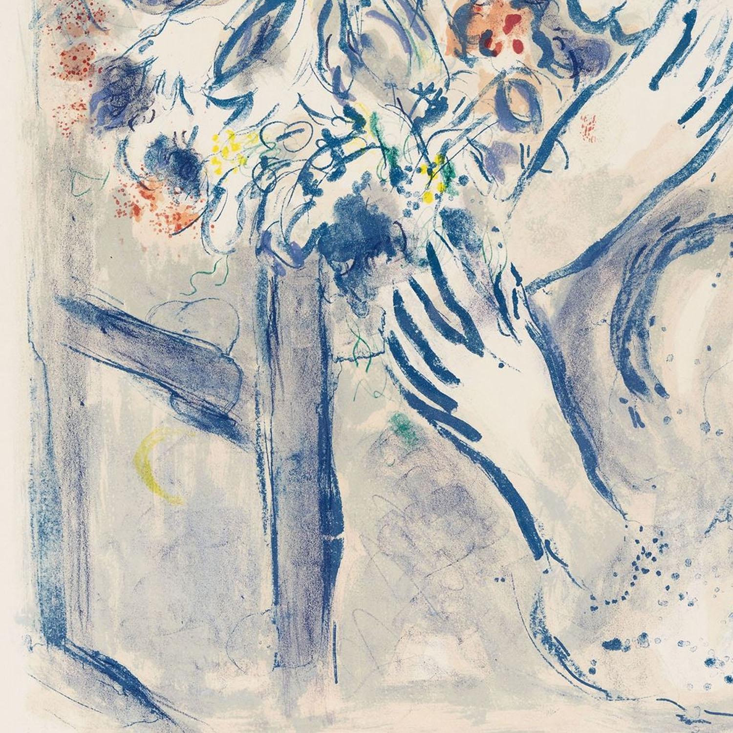 Marc Chagall (1887-1985), Femme près de la fenêtre - 1964 - Detail D2