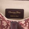 Borsa Dior  Saddle mini  in tessuto a monogramma Oblique bordeaux e pelle bordeaux - Detail D2 thumbnail