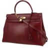 Bolso de mano Hermès  Kelly 35 cm en cuero rojo H - 00pp thumbnail