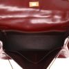 Hermès  Kelly 35 cm handbag  in red H leather - Detail D3 thumbnail