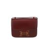 Hermès  Constance handbag  in burgundy box leather - 360 thumbnail