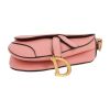 Borsa Dior  Saddle mini  in pelle martellata rosa - Detail D1 thumbnail