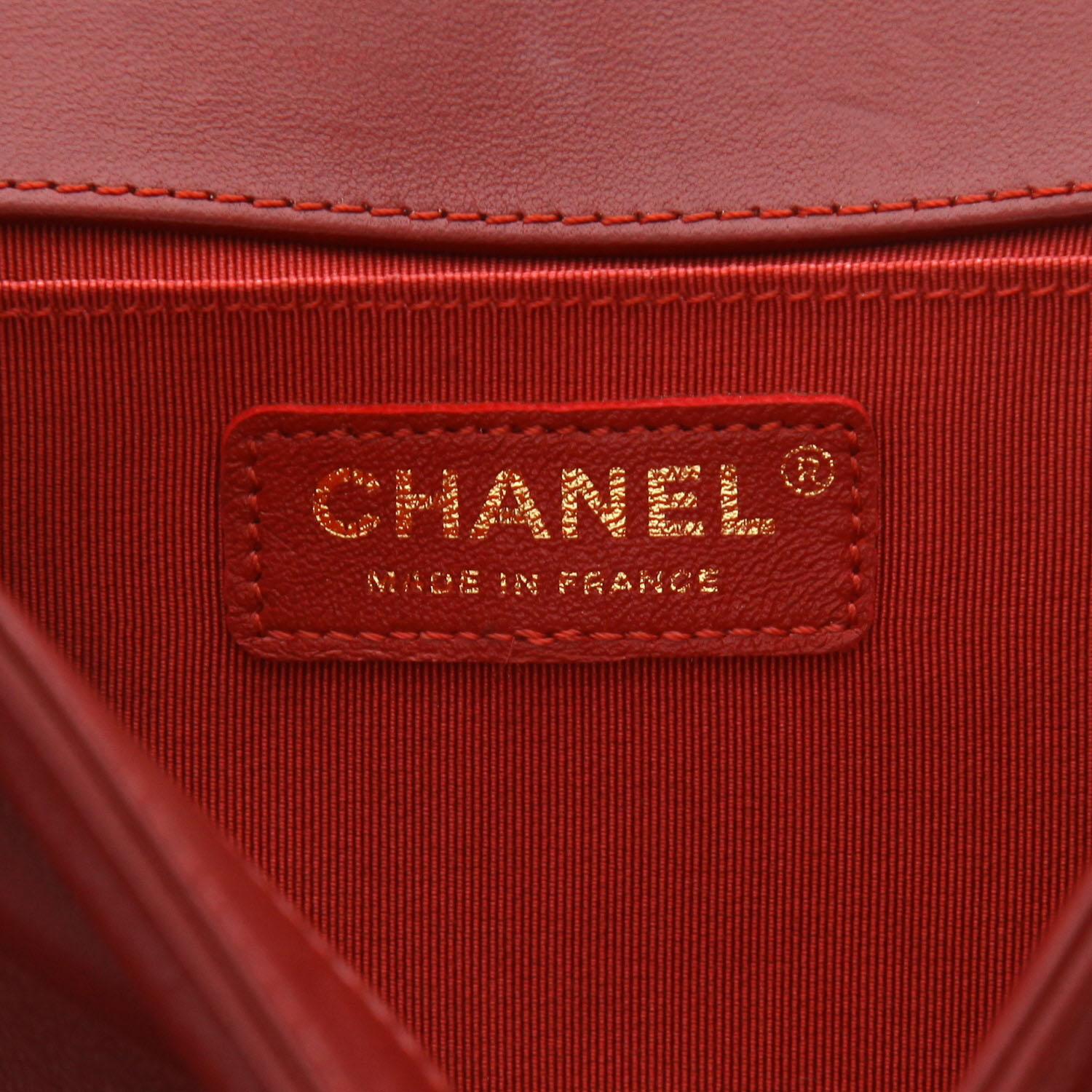 Chanel  Boy shoulder bag  in burgundy quilted leather - Detail D2
