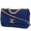 Bolso bandolera Chanel  19 en tweed azul - 00pp thumbnail