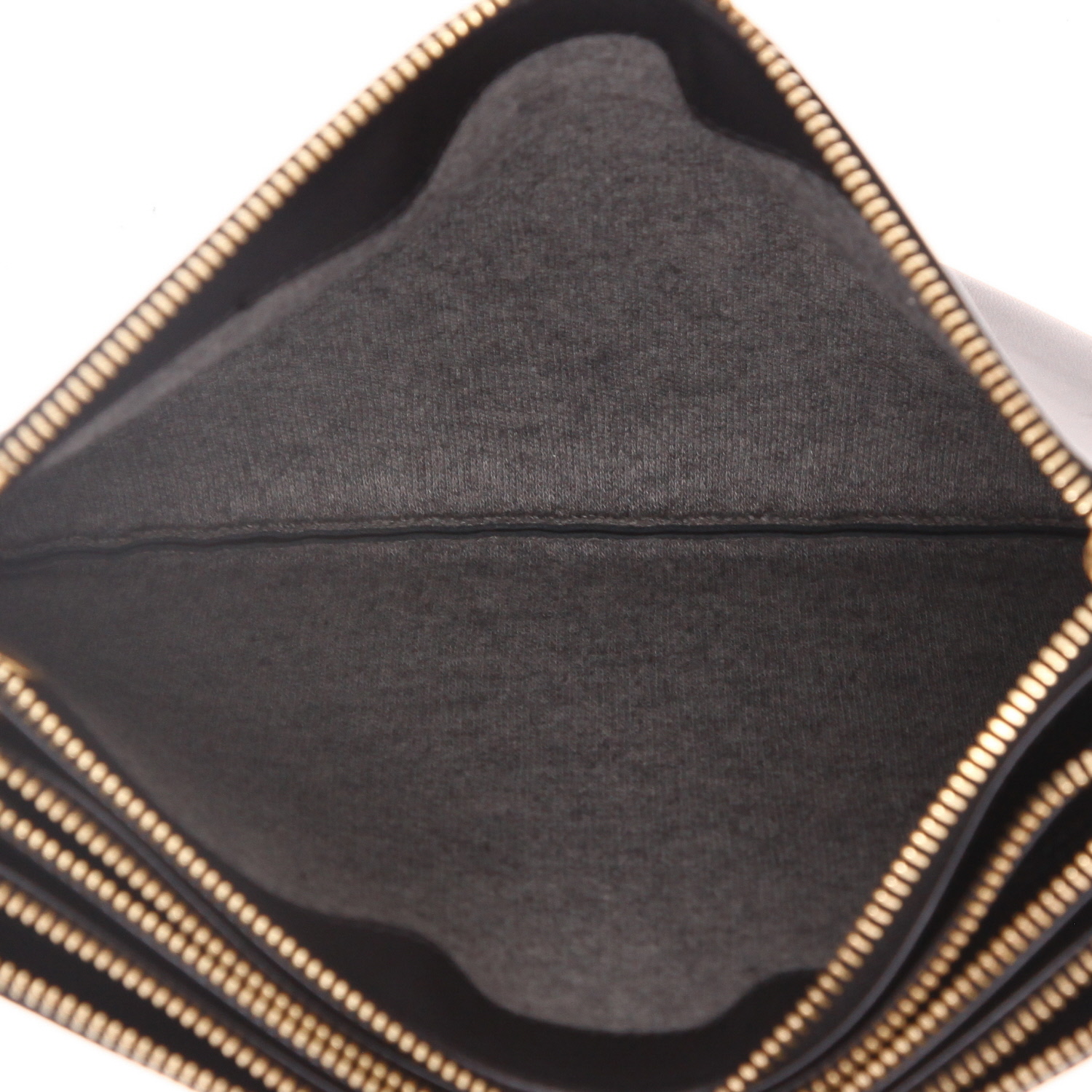 Celine  Trio shoulder bag  in black leather - Detail D3