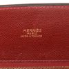 Hermès  White Bus handbag  in burgundy Courchevel leather - Detail D2 thumbnail