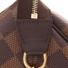 Sac bandoulière Louis Vuitton  Eva en toile damier ébène et cuir marron - Detail D2 thumbnail