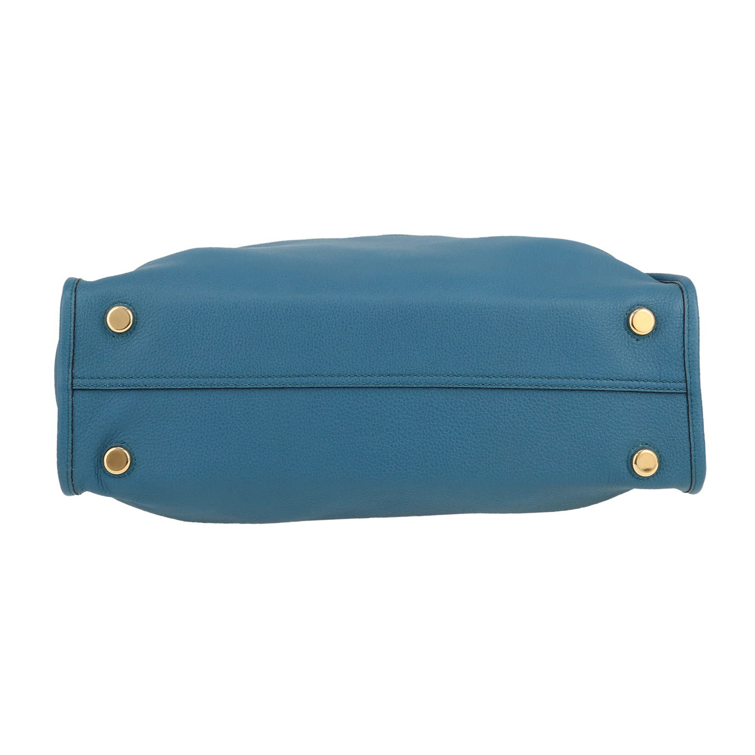 Sac cabas Gucci   en cuir bleu - Detail D1
