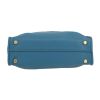 Gucci   shopping bag  in blue leather - Detail D1 thumbnail