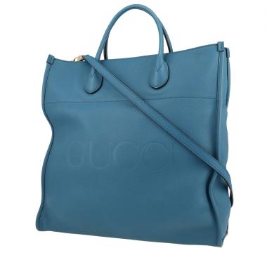 Bolso Cabás Gucci   en cuero azul