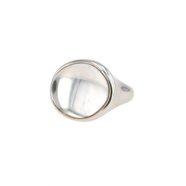 Bague Tiffany 
Co Elsa Peretti en argent et cristal de roche Bague Tiffany 
Co Elsa Peretti en argent et cristal de roche