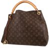 Borsa Louis Vuitton  Artsy in tela monogram marrone e pelle naturale - 00pp thumbnail