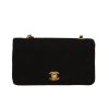 Chanel  Mademoiselle shoulder bag  in black canvas  and black leather - 360 thumbnail