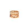 Anello Bulgari B.Zero1 modello grande in oro rosa - 360 thumbnail