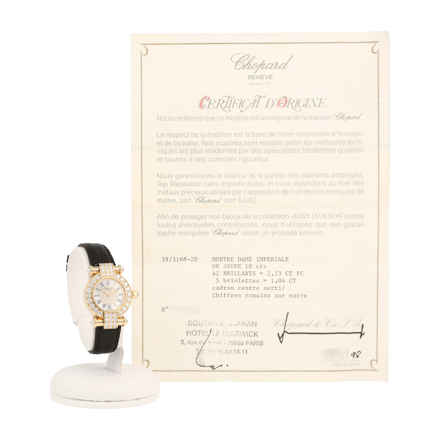 Chopard Imperiale  in yellow gold Ref: Chopard - 4156  Circa 1998