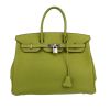 Bolso de mano Hermès  Birkin 35 cm en cuero togo verde anís - 360 thumbnail