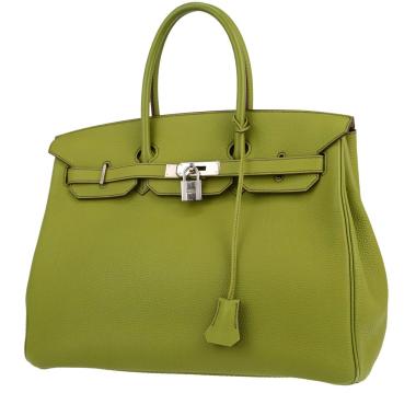 Hermès  Birkin 35 cm handbag  in anise green togo leather